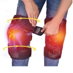 Electric Heating Knee Pad Massage Leg Musle Bone Pain Relief Vibration Massager Physiotherapy Instrument Rehabilitation