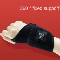 Electric Heating Wrist Massager Brace Warm Arthritis Wristband Hot Compress Physiotherapy Device Fitness Wrister Joint Care