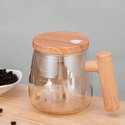 Electric High-Speed Mixing Cup Stirring Mug Automatic Stirring Coffee Mug Rotating Travel Mixing Cup 400ml
