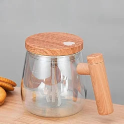 Electric High-Speed Mixing Cup Stirring Mug Automatic Stirring Coffee Mug Rotating Travel Mixing Cup 400ml