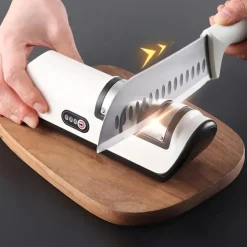 Electric Knife Sharpener Household Whetstone Tool Multi-function Automatic Charging Small Knife Sharpener