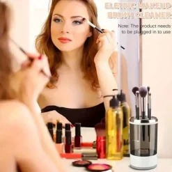 Electric Makeup Brush Cleaner Makeup Brush Cleaner Machine Makeup Cleaner Brush Cleaner Fit for All Size Makeup Brush