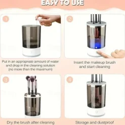 Electric Makeup Brush Cleaner Makeup Brush Cleaner Machine Makeup Cleaner Brush Cleaner Fit for All Size Makeup Brush