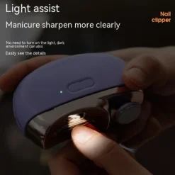 Electric Nail Clipper Safety Automatic Fingernail Clipper Portable Nail Trimmer Electric Nail Trimmer Manicure Tool For Kids Adults Elderly