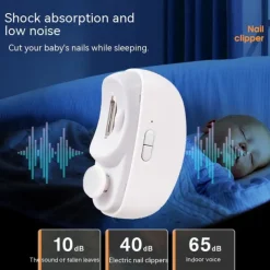 Electric Nail Clipper Safety Automatic Fingernail Clipper Portable Nail Trimmer Electric Nail Trimmer Manicure Tool For Kids Adults Elderly