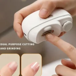 Electric Nail Clipper Safety Automatic Fingernail Clipper Portable Nail Trimmer Electric Nail Trimmer Manicure Tool For Kids Adults Elderly