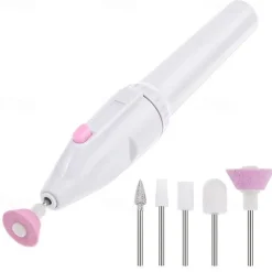 Electric Nail File Electric Manicure Pedicure Nail Drill Set 5 In 1 Professional Electric Nail File Grinder Grooming Personal Manicure And Pedicure
