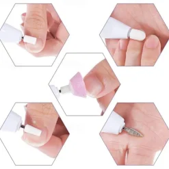 Electric Nail File Electric Manicure Pedicure Nail Drill Set 5 In 1 Professional Electric Nail File Grinder Grooming Personal Manicure And Pedicure