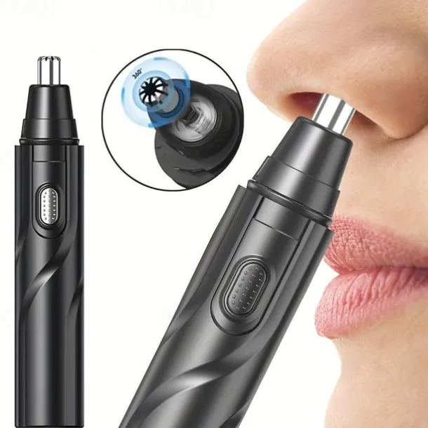 Electric Nose Hair Trimmer Men's Nose Cleaning Shaver Men's Nose Hair Trimmer Rechargeable Nose Hair Trimmer