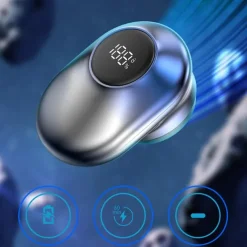 Electric Razors for men IP67 waterproof Powerful usb Rechargeable Shavers Wet Dry hair cutting shaver Beard Nose Body Trimmer