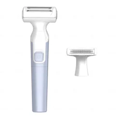 Electric Razors For Women For Leg Face Arm Bikini Armpit Pubic Hair Electric Shaver For Women Painless Cordless Battery Powered Portable Face Body Shavers