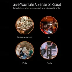 Electric Wine Bottle Opener Set with Foil Cutter Aerator and Vacuum Preserver - Effortlessly Open and Preserve Your Favorite Wines