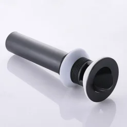 Electroplated Pop-up Water Drain With Overflow Superior Quality Faucet Accessory Antique Brass Golden and Black Finished