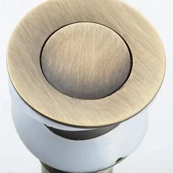 Electroplated Pop-up Water Drain With Overflow Superior Quality Faucet Accessory Antique Brass Golden and Black Finished