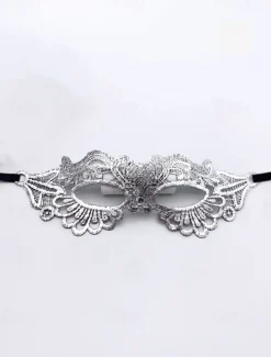 Elegant Black Lace Masquerade Mask for Women – Gothic Venetian Style Party and Halloween Costume Accessory