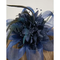Elegant Feather Net Fascinators Hats with Feathers Fur Floral 1PC Special Occasion Kentucky Horse Race Ladies Day Headpiece dress to impress Race Day Dress