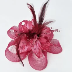 Elegant Feather Net Fascinators Hats with Feathers Fur Floral 1PC Special Occasion Kentucky Horse Race Ladies Day Headpiece dress to impress Race Day Dress