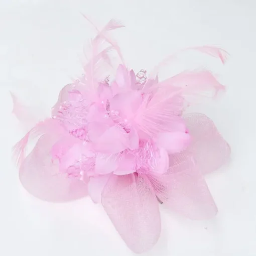 Elegant Feather Net Fascinators Hats with Feathers Fur Floral 1PC Special Occasion Kentucky Horse Race Ladies Day Headpiece dress to impress Race Day Dress