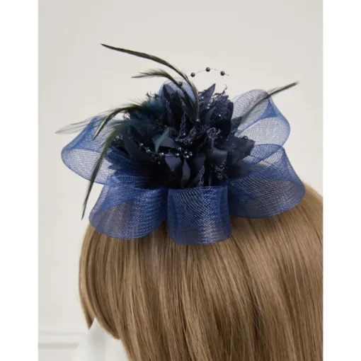 Elegant Feather Net Fascinators Hats with Feathers Fur Floral 1PC Special Occasion Kentucky Horse Race Ladies Day Headpiece dress to impress Race Day Dress
