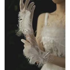 Elegant 1950s 1920s Gloves Bridal Normal The Great Gatsby Fancy Dress Women's Wedding Party / Evening Prom Adults' Gloves