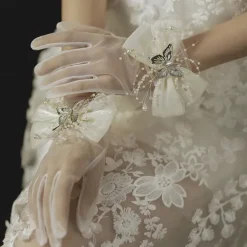 Elegant 1950s 1920s Gloves Bridal Normal The Great Gatsby Fancy Dress Women's Wedding Party / Evening Prom Adults' Gloves