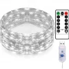 Elegant Wedding Party Reception 10M 100LED Copper Wire USB Plug-in Fairy String Lights with Remote - 8 Modes Waterproof for Birthday, Room, Valentine's Day
