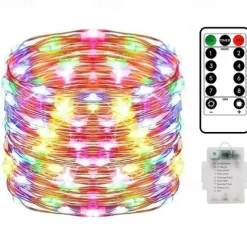 Elegant Wedding Party Reception 10M 100LED Copper Wire USB Plug-in Fairy String Lights with Remote - 8 Modes Waterproof for Birthday, Room, Valentine's Day