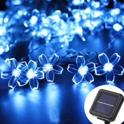 Elegant Wedding Party Reception LED Solar Outdoor String Lights - 7M-50LEDs to 12M-100LEDs, Waterproof 8 Modes for Garden, Christmas Tree, Patio, Home Decor
