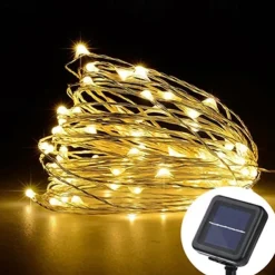 Elegant Wedding Party Reception 20M 200LED Solar String Lights - Waterproof, 8 Modes, Outdoor Fairy Lights for Garden Holiday Decor