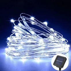 Elegant Wedding Party Reception 20M 200LED Solar String Lights - Waterproof, 8 Modes, Outdoor Fairy Lights for Garden Holiday Decor