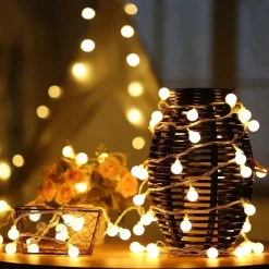 Elegant Wedding Party Reception LED Star String Lights - 1.5M 10LEDs, 3M 20LEDs, USB/Battery Powered Garland for Outdoor Holiday Decor