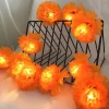 Elegant Wedding Reception Party 10LED Marigold Garland String Lights Battery Operated 1.5M/3M for Day of the Dead Home Decor