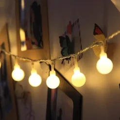 Elegant Wedding Reception Party 3M LED String Lights 20 LED Mini Balls Wedding Fairy Light Holiday Party Outdoor Courtyard Decoration Lamp USB Powered