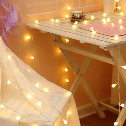 Elegant Wedding Reception Party 3M LED String Lights 20 LED Mini Balls Wedding Fairy Light Holiday Party Outdoor Courtyard Decoration Lamp USB Powered