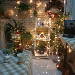 Elegant Wedding Reception Party USB LED Canopy String Lights, 3M/5M/10M Full Sky Star Fairy Lights with Remote Control 8 Modes for Christmas Garden & Wedding Decor