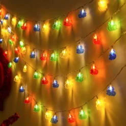 Elegant Wedding Reception Party 3M/6M LED String Light New Year's Decoration Wedding Birthday Party Supplies Chinese Knot Lantern Spring Festival Christmas Lamp