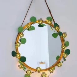 Elegant Wedding Reception Party Honey Bee Fairy String Lights Battery Operated Bee String Light Decorative Lights for Wedding Summer Party Indoor Outdoor Decoration