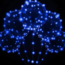 Elegant Wedding Reception Party LED Balloon Luminous Party Wedding Supplies Decoration Transparent Bubble Decoration Birthday Party Wedding LED Balloons String Lights Christmas Gift