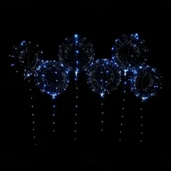 Elegant Wedding Reception Party LED Balloon Luminous Party Wedding Supplies Decoration Transparent Bubble Decoration Birthday Party Wedding LED Balloons String Lights Christmas Gift