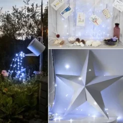 Elegant Wedding Reception Party Outdoor Solar LED String Lights Wedding Decoration 10M 33ft 100 LED 8 Lighting Modes Waterproof Fairy Lights Garden Christmas Wedding Birthday Party Holiday Decoration