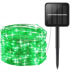 Elegant Wedding Reception Party Outdoor Solar LED String Lights Wedding Decoration 10M 33ft 100 LED 8 Lighting Modes Waterproof Fairy Lights Garden Christmas Wedding Birthday Party Holiday Decoration