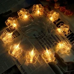 Elegant Wedding Reception Party LED Photo Clip String Lights Star Heart Butterfly for Weddings Holidays Party Christmas Bedroom Decroation 6M 40 LEDs