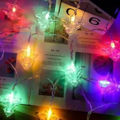 Elegant Wedding Reception Party LED Photo Clip String Lights Star Heart Butterfly for Weddings Holidays Party Christmas Bedroom Decroation 6M 40 LEDs