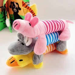 Elephant-Shaped Dog Bites Sounding Toy: Durable Chew Toy for Aggressive Chewers!