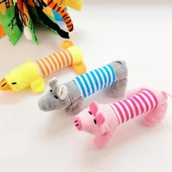 Elephant-Shaped Dog Bites Sounding Toy: Durable Chew Toy for Aggressive Chewers!