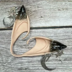 Elf Halloween Ear Cuffs Fantasy Funny Costume Adults' Women's Halloween Carnival Performance Party Easy Halloween Costumes Dress Up