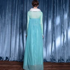 Elsa Dress Cosplay Costume Cosplay Vacation Dress Movie Cosplay for Women's Adults' Christmas Carnival