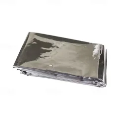 Emergency Silver Mylar Thermal Compact Waterproof Blankets For First Aid Kits, Natural Disasters Equipment, Retain Body Heat, Keeps You Warm Dimension After Opening 82*51in