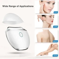 EMS Face Guasha Massager with Red/Blue/Purple Light 42 Heat Massage Microcurrent Machine for Anti-Aging Anti-Wrinkles Face Lifting Body Relief