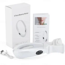 EMS Face Lift Device LED Photon Therapy Vibratory Face Massager Face Slimming Double Chin Removal V-Line Lift Belt Skin care product